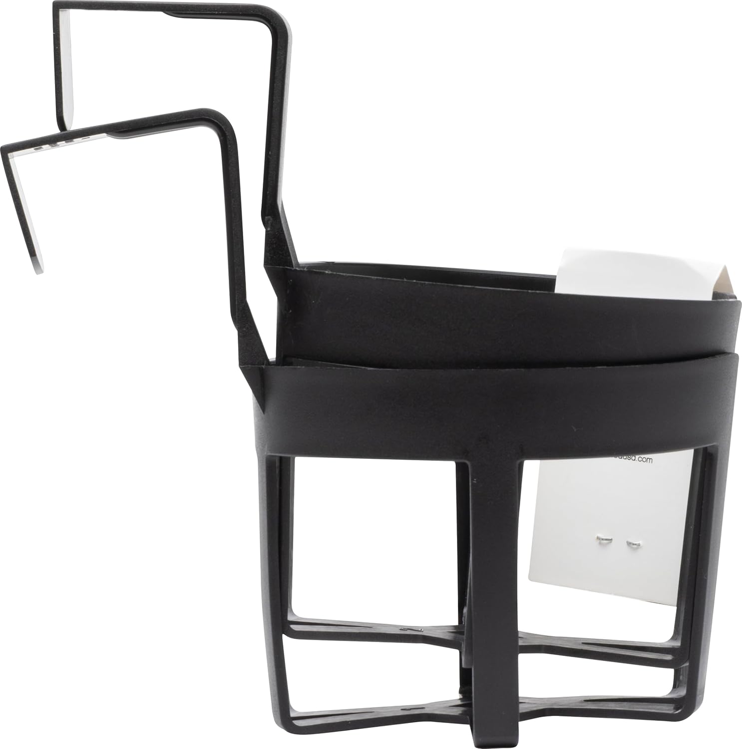 Custom Accessories 92200 Large Plastic Cup Holders, Black, Pack of 2