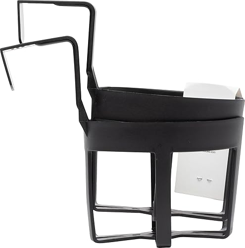 Miniatura 5 de Custom Accessories 92200 Portavasos de plástico grandes, color negro, paquete de 2