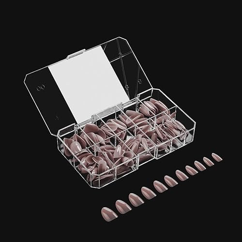 Miniatura 3 de Apres Nail Neutrals Gel-X Mia Natural Round Short & Lila Natural Coffin Short Caja de puntas  Incluye 300 puntas Gel-X  Calidad premium  11 tamaños