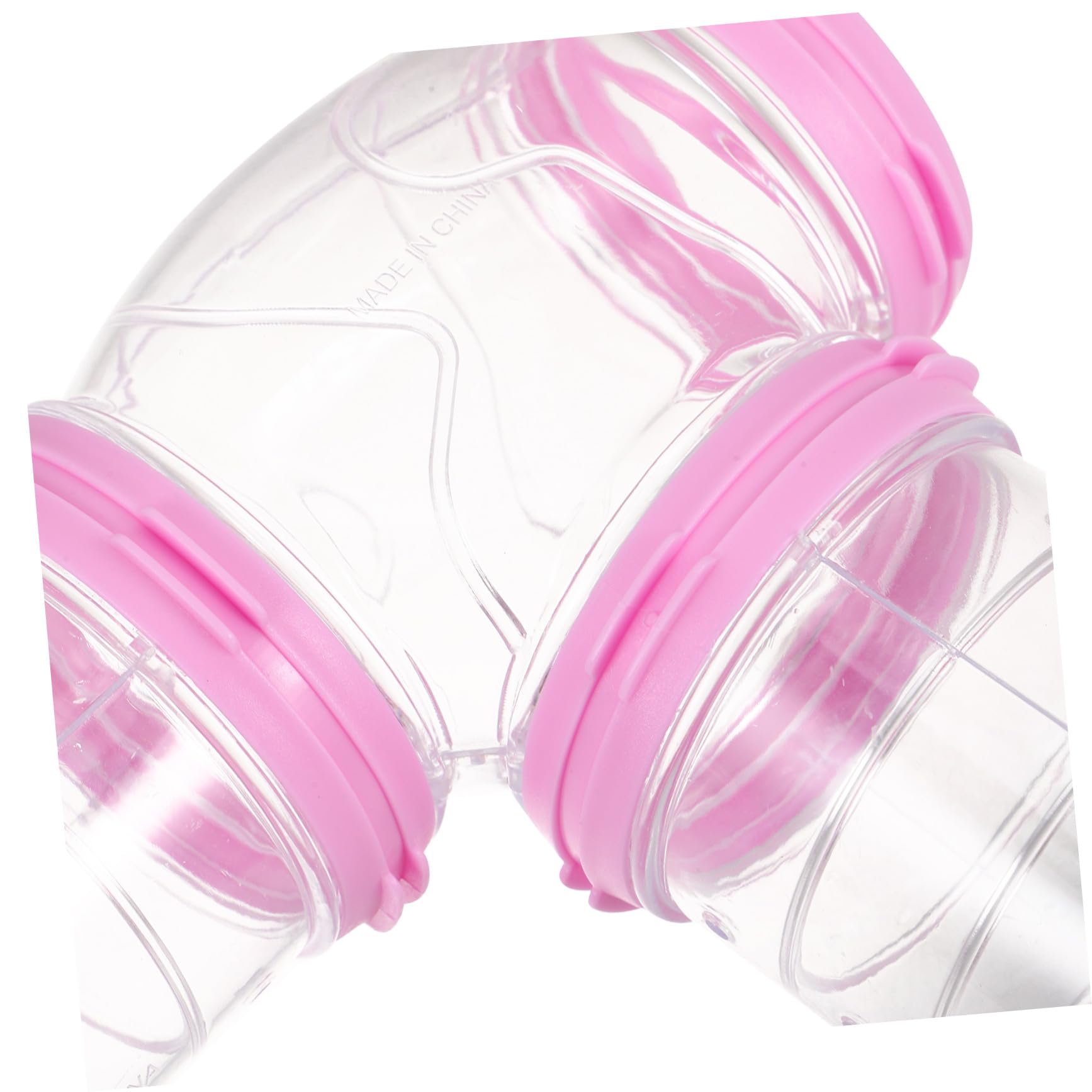 SUPVOX 2sätze Spieltunnel für Haustiere Transparenter Tunnelröhren Hamster Mäuse und Kleintiere Leicht zu Reinigen Montieren Nagerfestes Spielzeug für Käfige