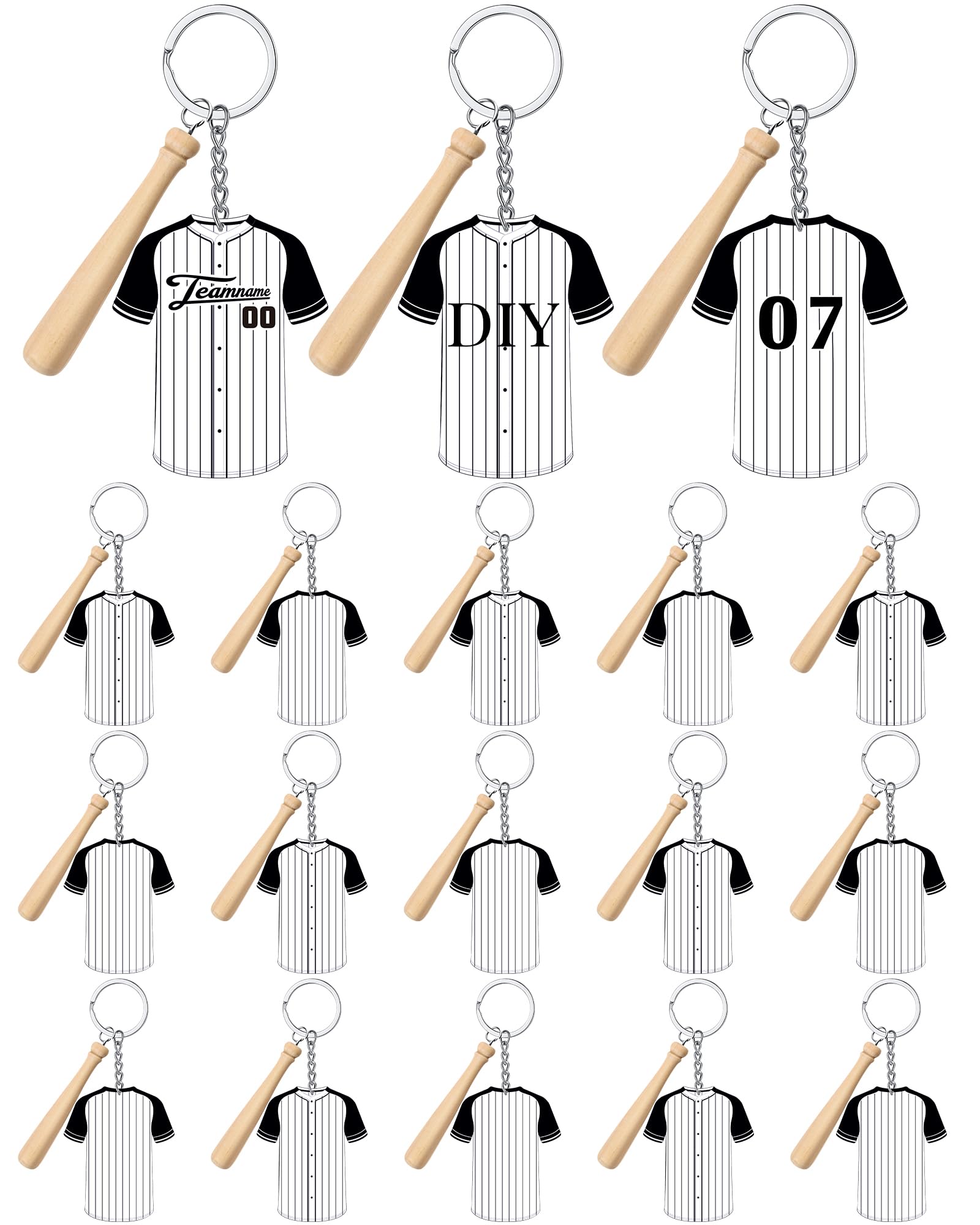 Boule De Batte De Baseball En Métal, Porte-clés, Pendentif, Pendentif, Collier à Breloques Pour