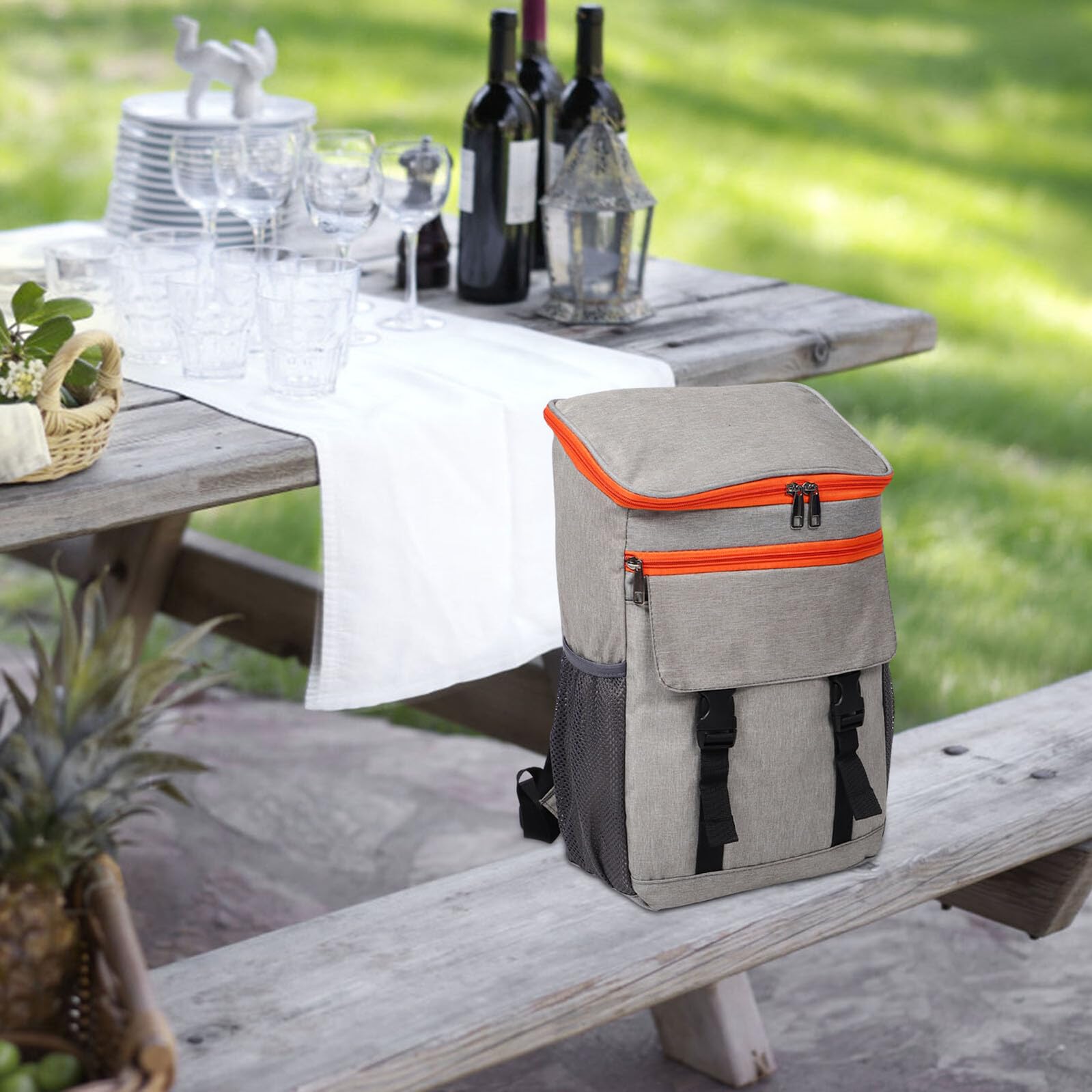 Borsa Termica Isolata per Picnic e Campeggio e Leggera Grande Capacità per Pranzo al Sacco e Viaggi all Aperto