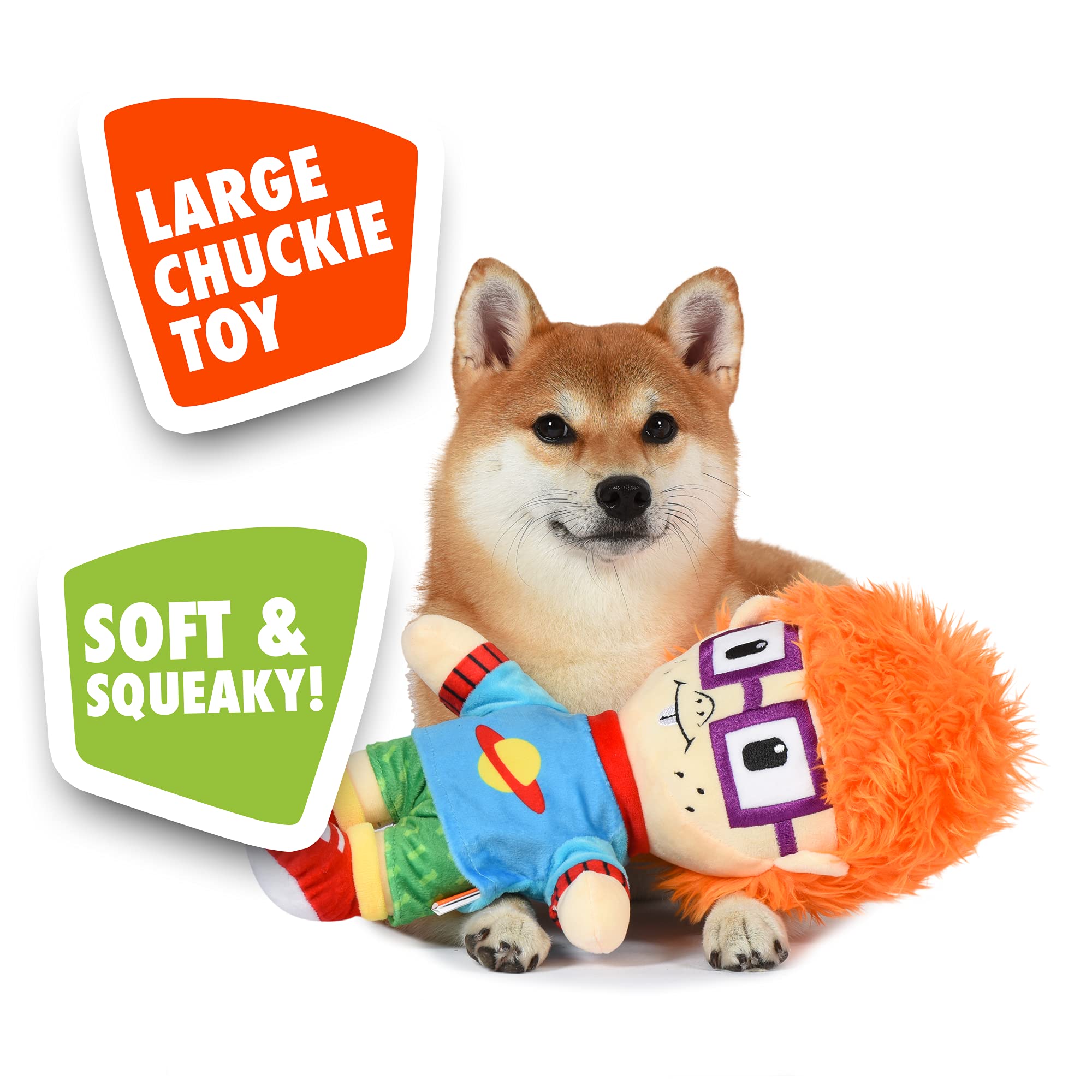 Buy Nickelodeon for Pets Rugrats Chuckie Finster Plush Dog Toy 12