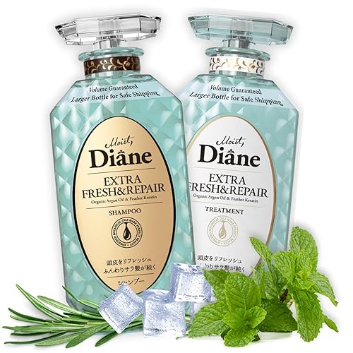 Miniatura 10 de Moist Diane Juego de champú y acondicionador para el cabello para mujeres y hombres, cuidado del cabello con proteína de queratina natural,