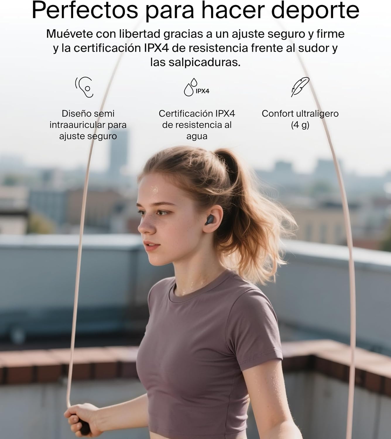 Belkin SoundForm Anywhere Auriculares Inalambricos Bluetooth, Cascos Inalámbricos Ligeros para Dormir De Lado con Confort, Bluetooth 6.0, 26 Horas De Autonomía, Resistencia IPX4, Negro 6