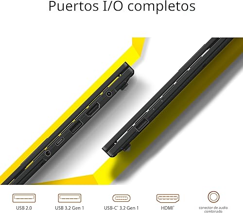 Vista 8 de ASUS Vivobook Go - Laptop FHD Slim de 15.6 pulgadas, procesador AMD Ryzen 3 7320U Quad Core, 8 GB DDR5 RAM, 256 GB SSD, Windows 11 Home, carga