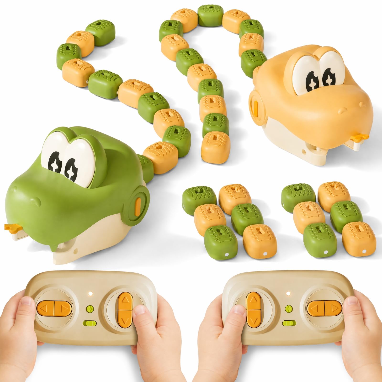 Efdaf Fun Snake Game 2-Player Remote Control Toy Set