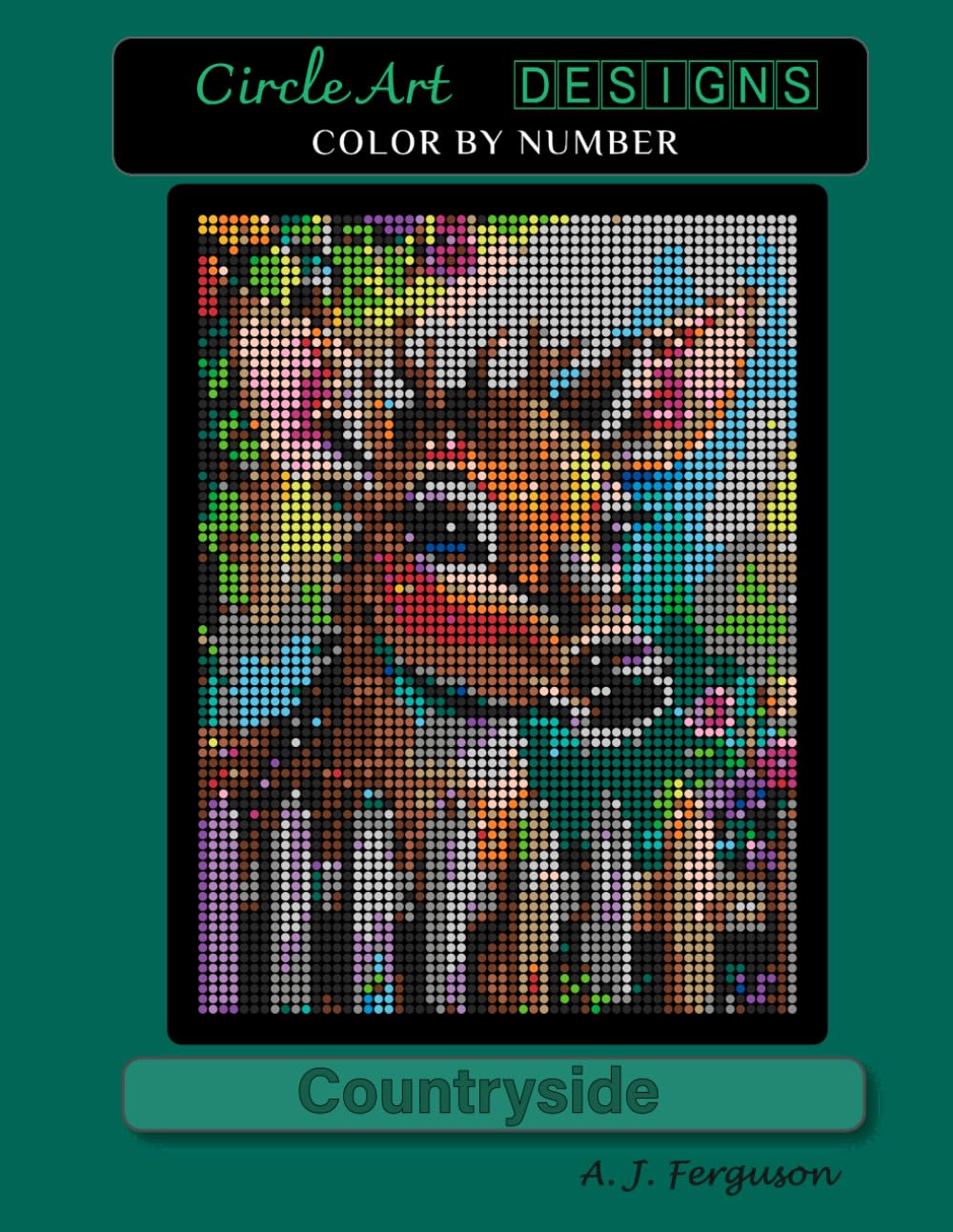 Countryside Color by Number Book - Premium paper