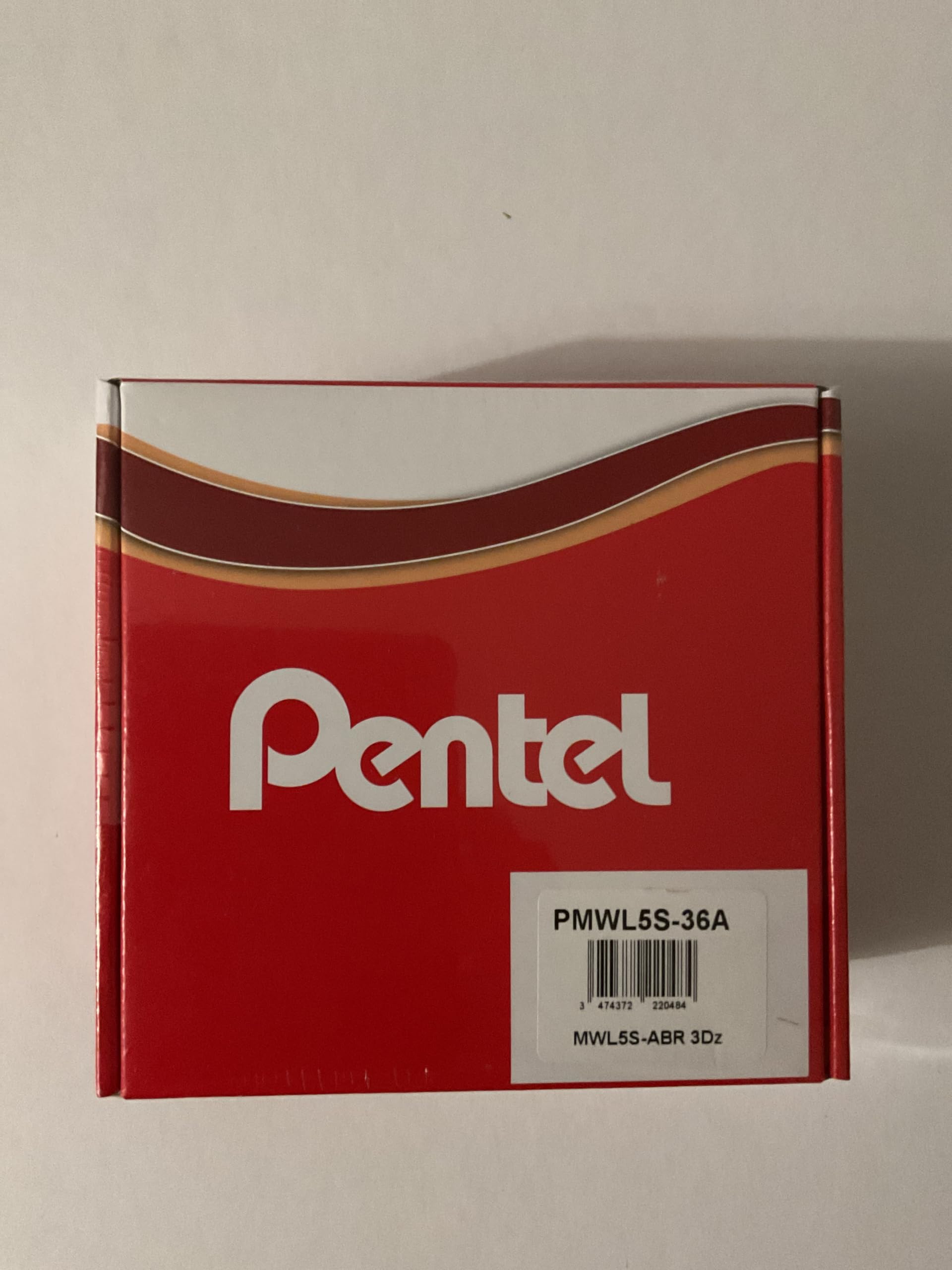 Pentel P-MWL5S-36-A Maxi Flo MWL5 Marqueur pour tableau blanc 30 + 6 gratuits Noir