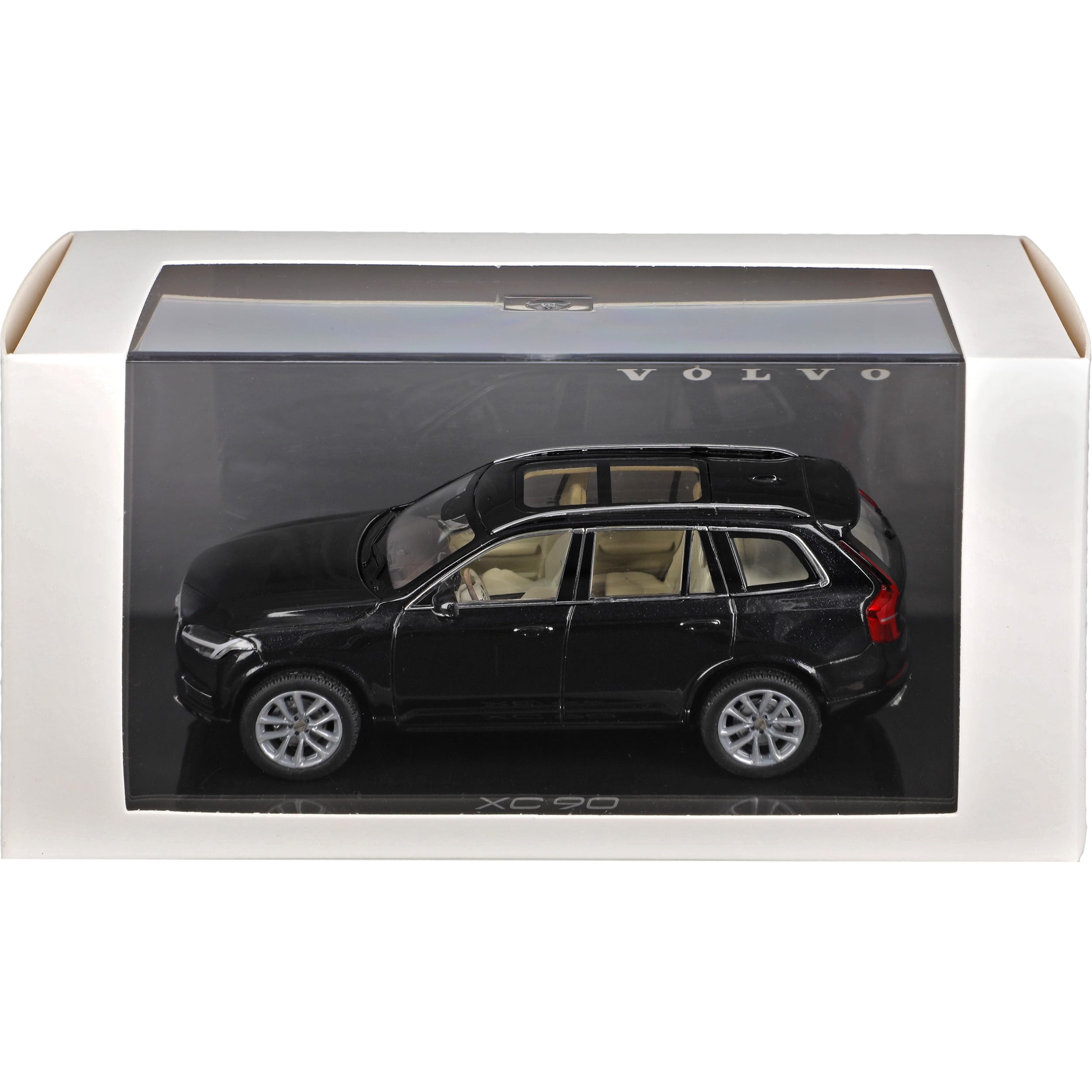 alles-meine.de GmbH Volvo XC90 SUV Onyx Schwarz 2. Generation Ab 2015 1/43 Norev Modell Auto mit individiuellem Wunschkennzeichen
