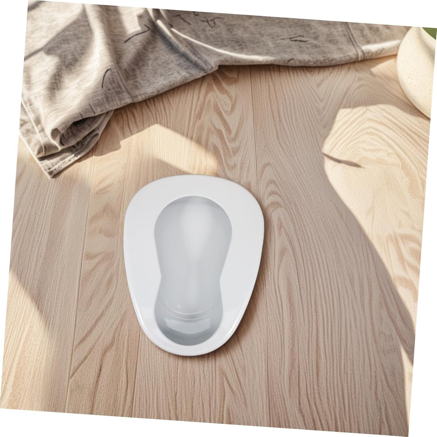 Bedpan - Vaso smaltato da camera, facile da usare, secchio per spittoon e vomito per l'assistenza domestica, durevole e conveniente, ideale per pazienti anziani e disabili