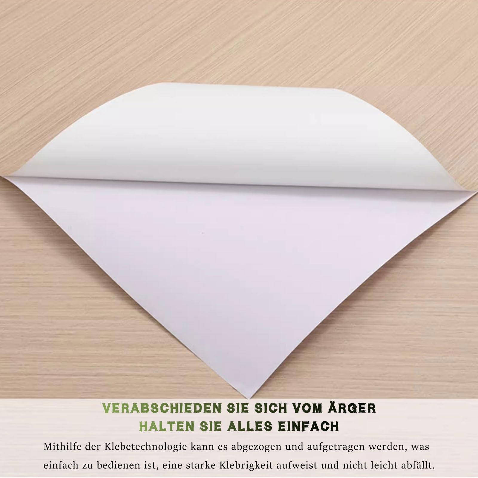 Samoprzylepna tapeta imitująca drewno Wodoodporna samoprzylepna folia PVC o wyglądzie drewna wielokolorowa ściana meblowa o wielu rozmiarach(Tisch Folie 007,60W x 500L cm)