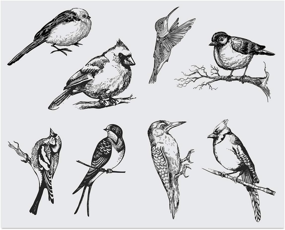 Mayco Designer Silk Screen, 12-1/2 x 18 Inches, Small Birds