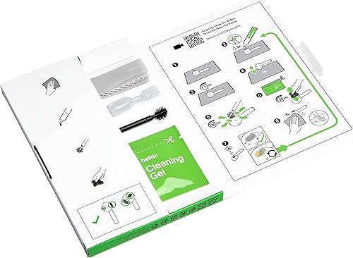 Miniatura 11 de Belkin Kit de limpieza AirPods para un uso único  Juego de limpiador de AirPod rápido, fácil y seguro, elimina de forma segura el 99% de la cera de
