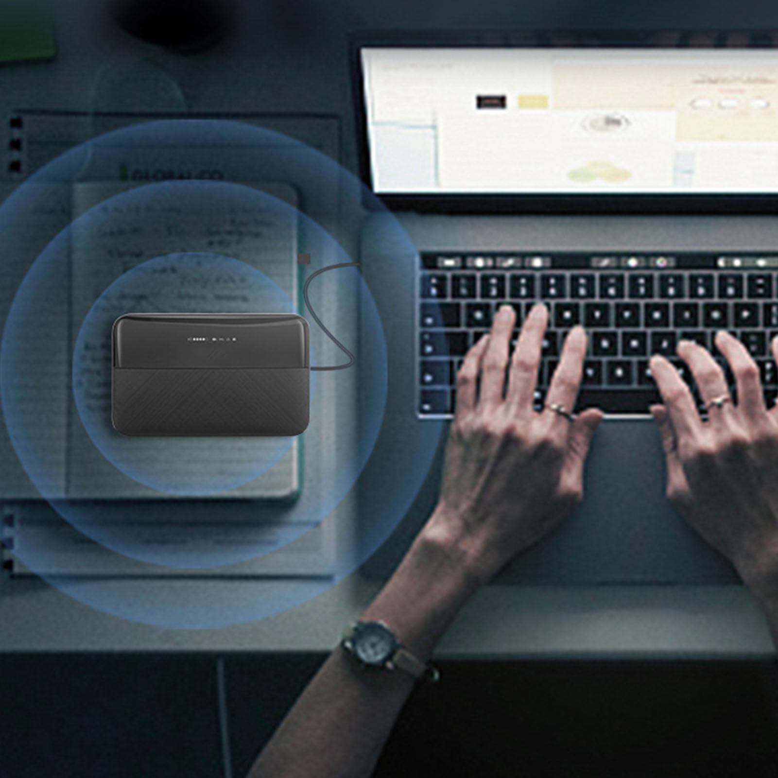 Bezprzewodowy Router Sieciowy, Przenośny Router WiFi 4G LTE USB, Kieszonkowy Mobilny Hotspot Sieć Bezprzewodowa Inteligentny Router Połączenia Internetowe Router WiFi 4G