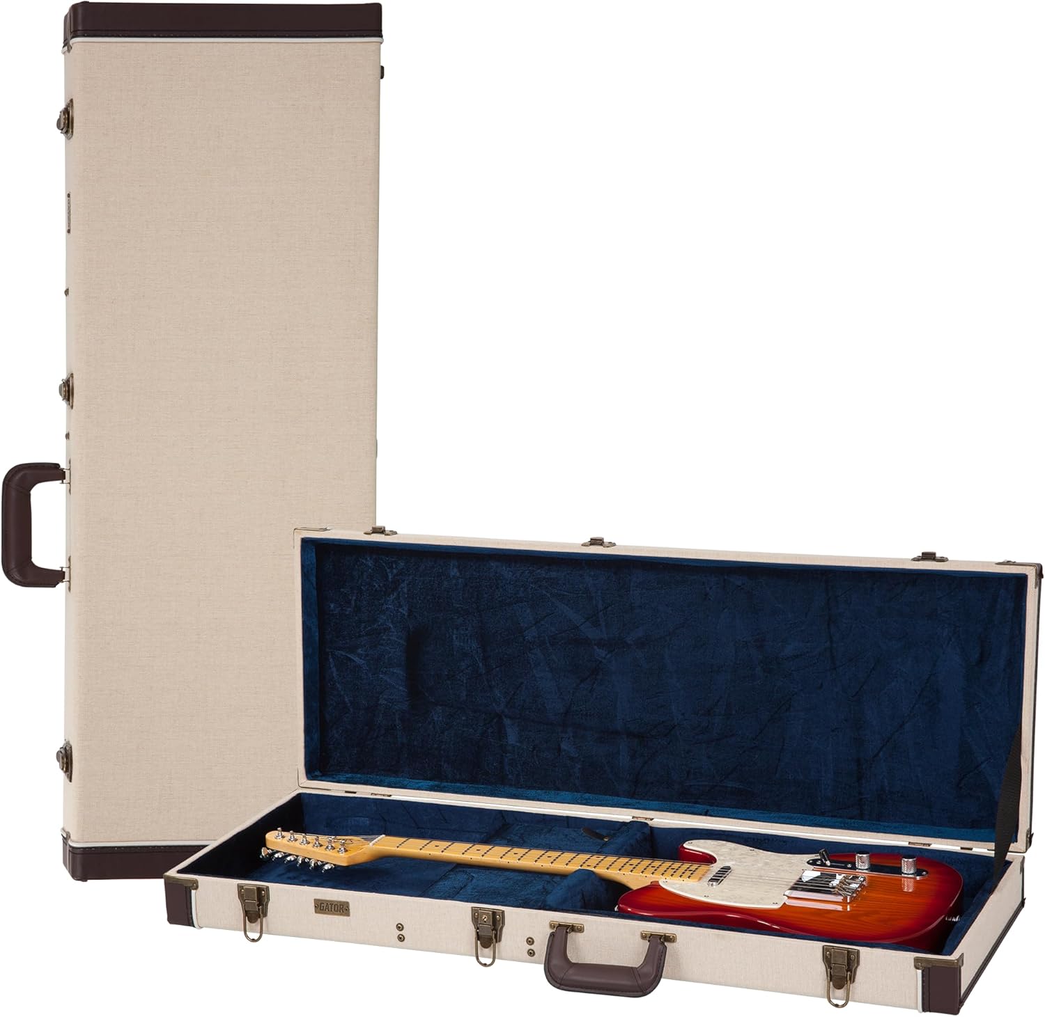 Gator Cases Journeyman Series Deluxe Wood Case for Resonator Style Acoustic Guitars