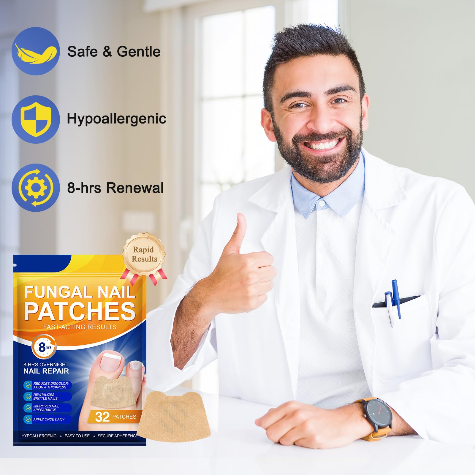 32 Pcs Fungal Nail Patches - Image 4