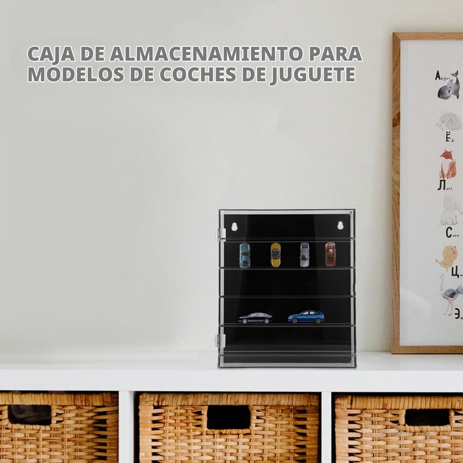 Vitrinas Expositoras de Acrílico para Colecciones de Modelos Protección Total y Diseño Resistente para Montaje en Pared o Mesa