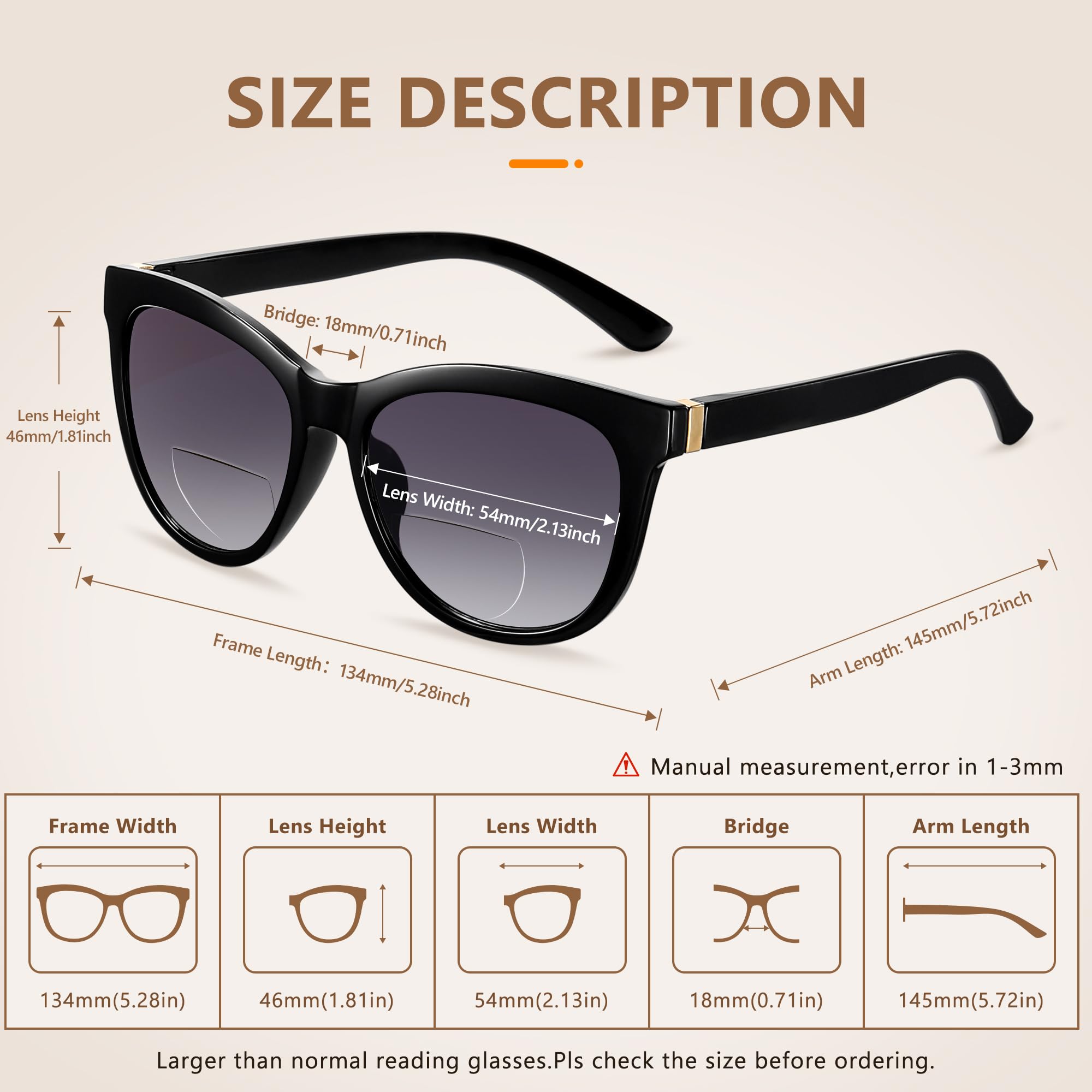 Amazon.com: EASY READ Bifocal Reading Sunglasses for Women  display picture 1