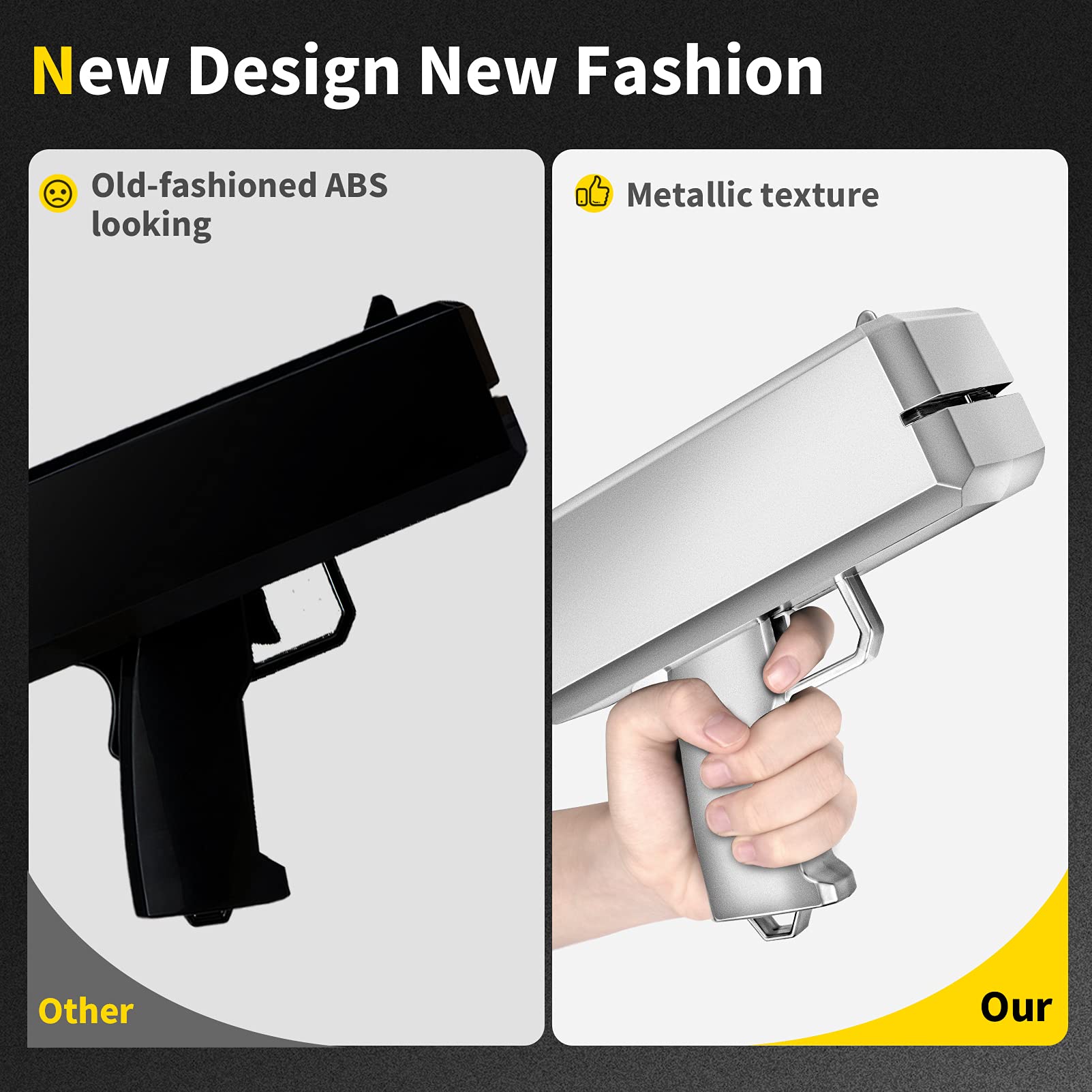 oMitoi Money Gun Shooter, Money Gun That Shoot Money, Money Spray Gun with Prop Money(100 Pieces