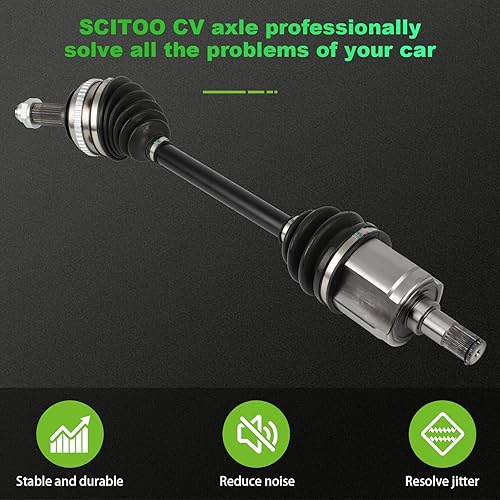 Miniatura 232 de SCITOO Eje CV Conjunto de eje delante izquierda derecha para Honda Odyssey 3.5L,para Honda Ridgeline 3.5L 2005-2014 60-1009