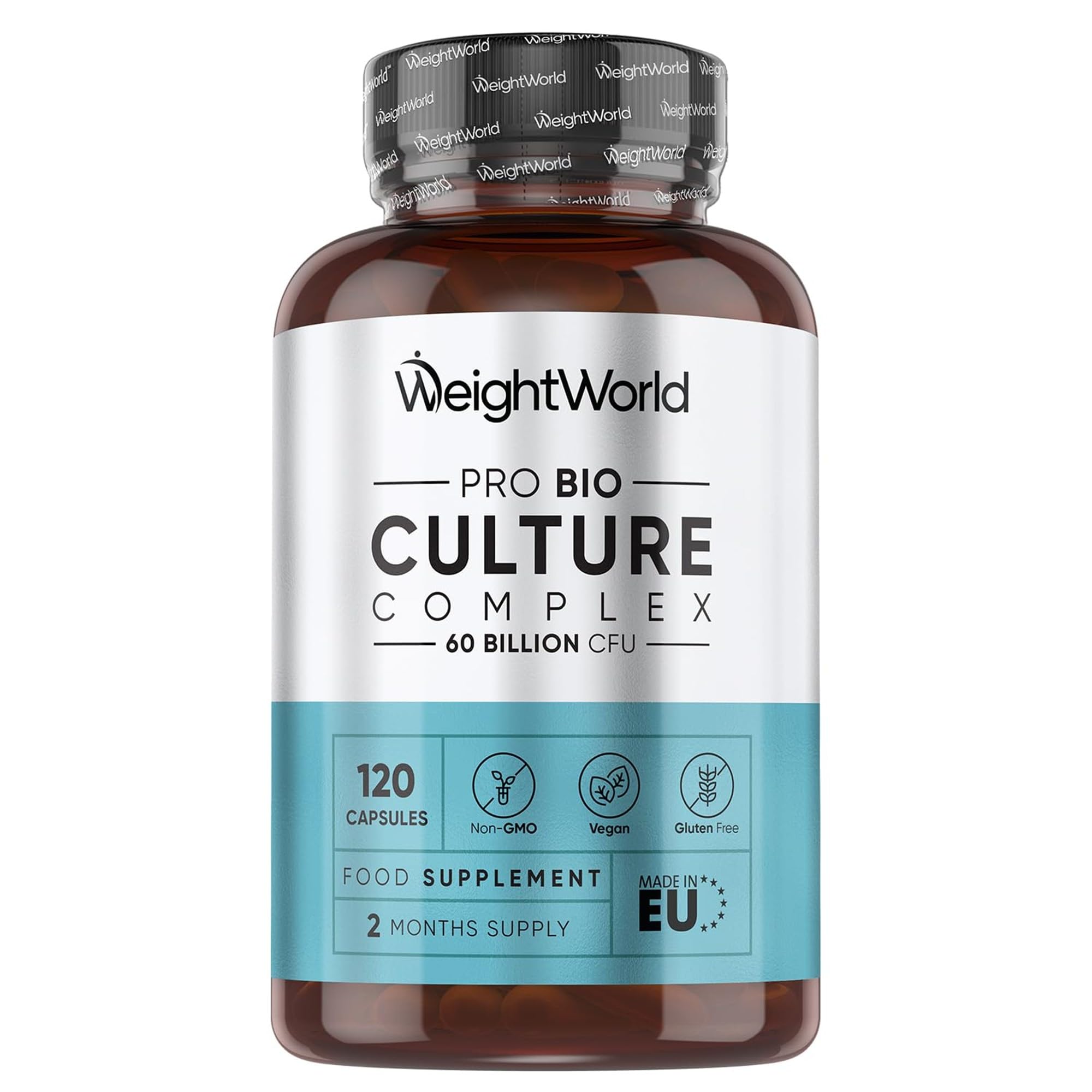 WeightWorld Bio Cultures Complex 60 Billion 120 Capsules