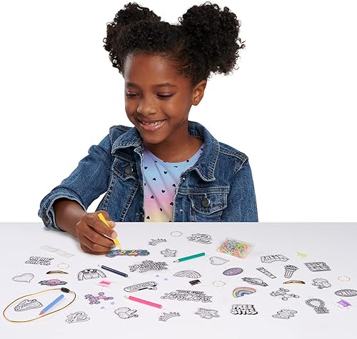 Miniatura 2 de That Girl Lay Lay - Kit de dijes de Dinks retráctiles, 32 dijes de Dinks retráctiles precortados, kits de arte y manualidades, juguetes para niños a