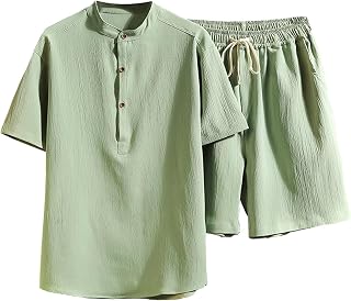 夏服 メンズ 上下セット 半袖 L-5XL スタンドカラー tシャ…
