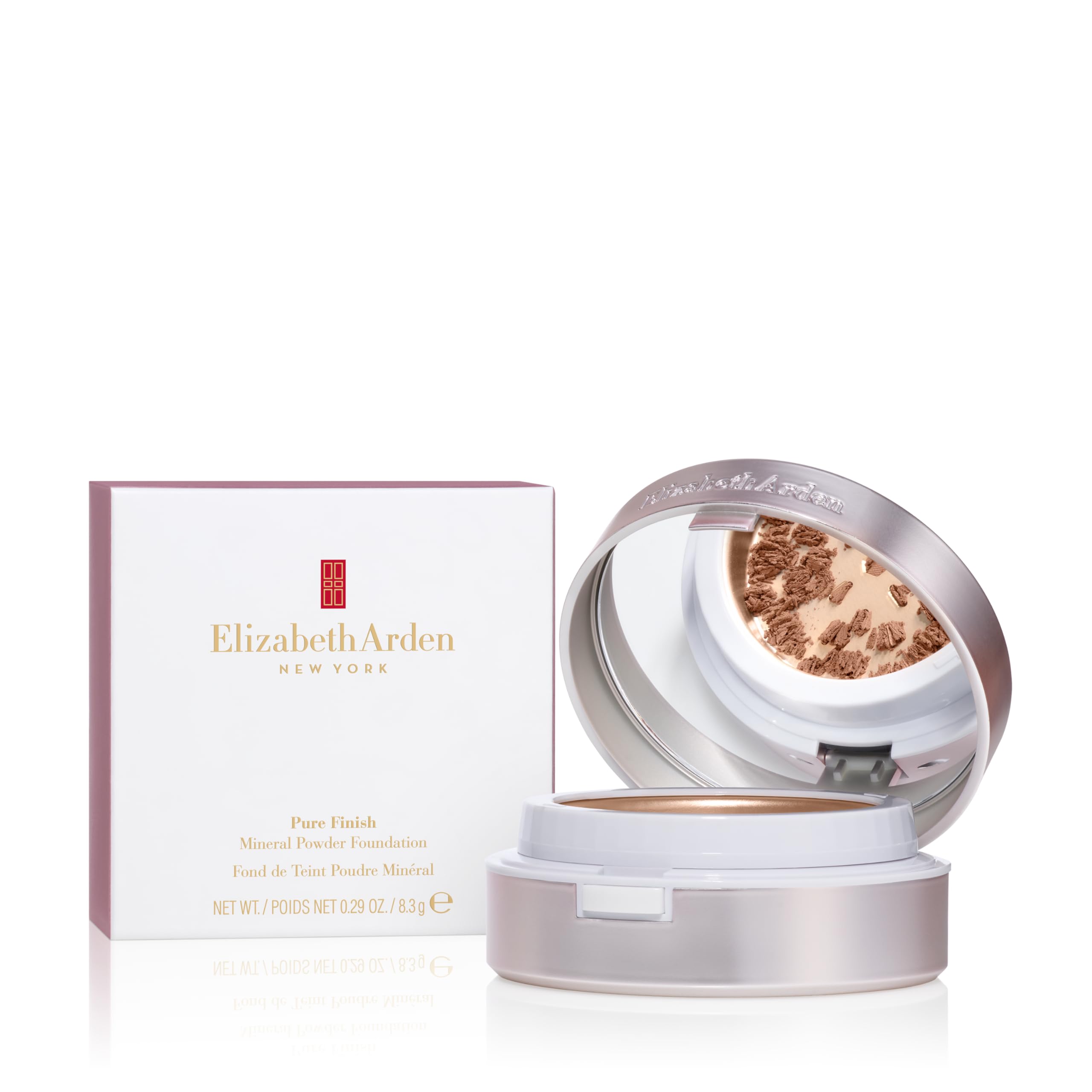 Elizabeth Arden - Pure Finish, Maquillaje en Polvo Mineral, Cuidado Facial Alisante e Iluminador, Confort para el Cuidado de la Piel y Pura Perfección, Para todos los Tipos de Piel - 8,33 g