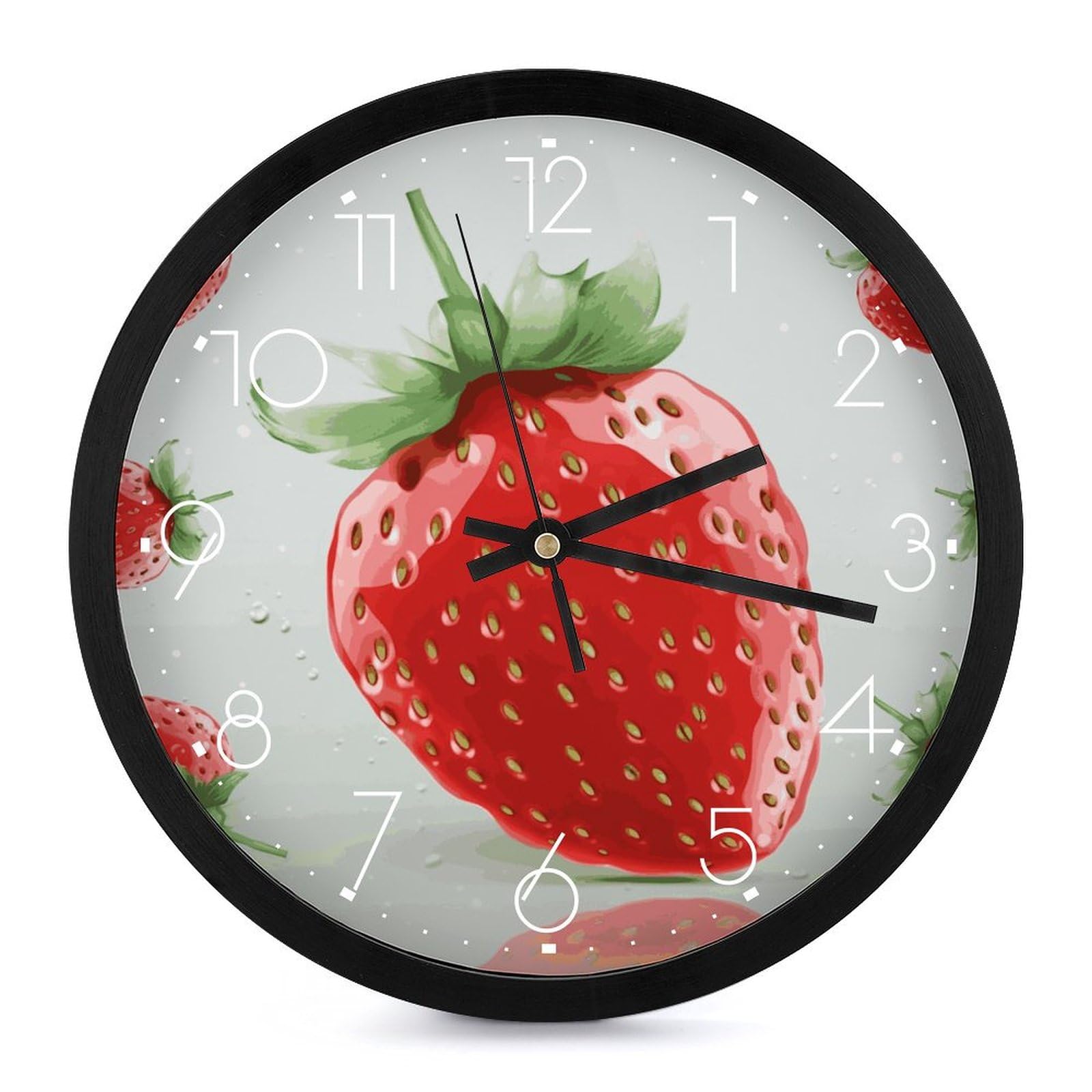 Horloge murale numérique pour décoration de salon lisible et sans fil