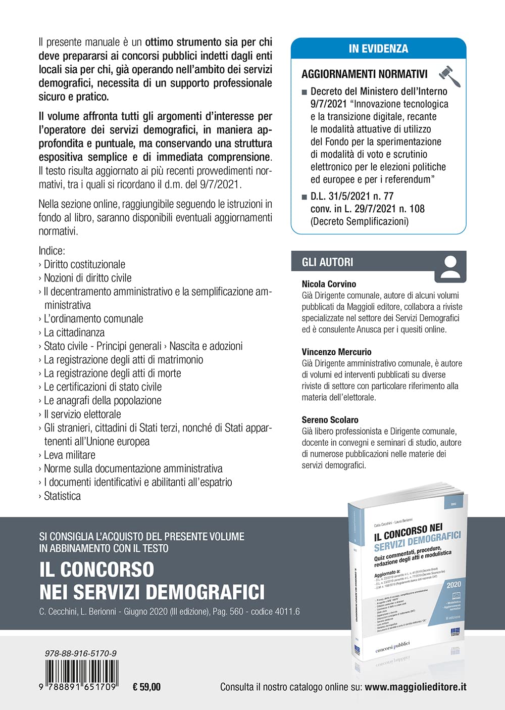 Manuale dei servizi demografici