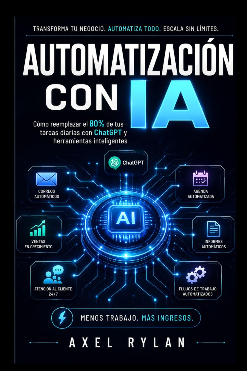 Automatización con IA para propietarios de pequeñas empresas: Cómo reemplazar el 80% de tus tareas diarias con Chat GPT y herramientas inteligentes