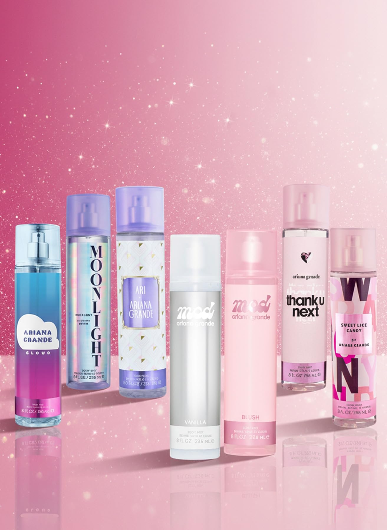 アリアナグランデ　ARIANA GRANDE ボディミスト　香水　4本 Ariana Grande : Amazon.com.br: Beleza