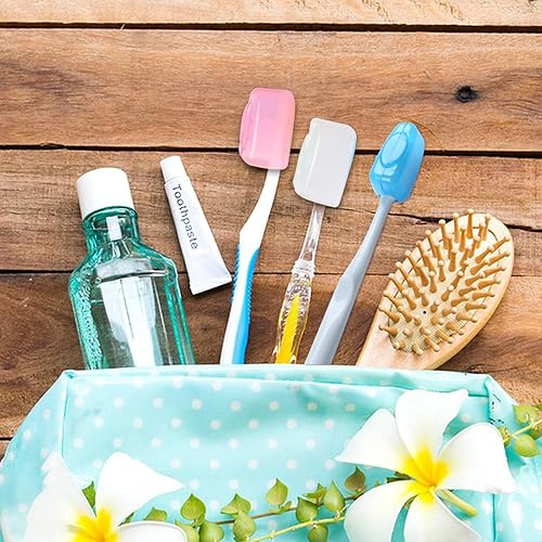 Miniatura 2 de 5 tapas de viaje para cepillos de dientes, fundas portátiles para cepillos de dientes, funda protectora para cepillo de dientes, soporte de cabeza