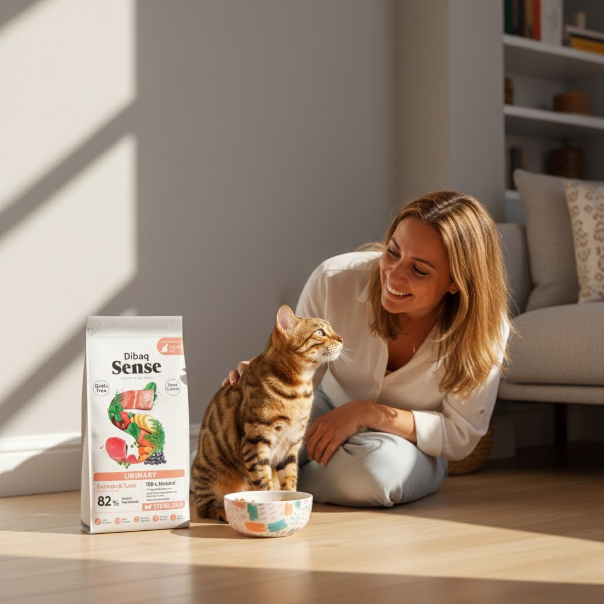 Dibaq Sense Grain Free Urinary Sterilisiert, Alleinfuttermittel für Katzen, getreidefrei, GVO‑frei, 6 kg