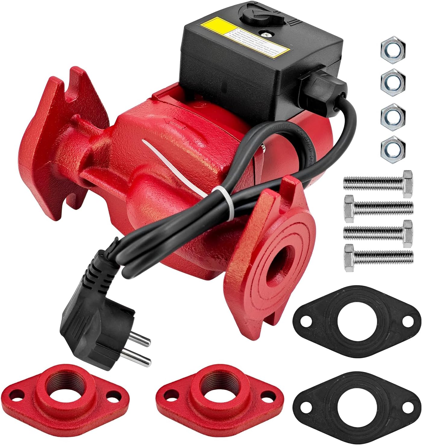 UP26-99FC 230V 1/6HP Water Circulator Pump Compatible with Grundfos Bolier Water for Radiant Heating, Hydronic Heating, Fan Coil Heating, Solar and Other System Types 52722513