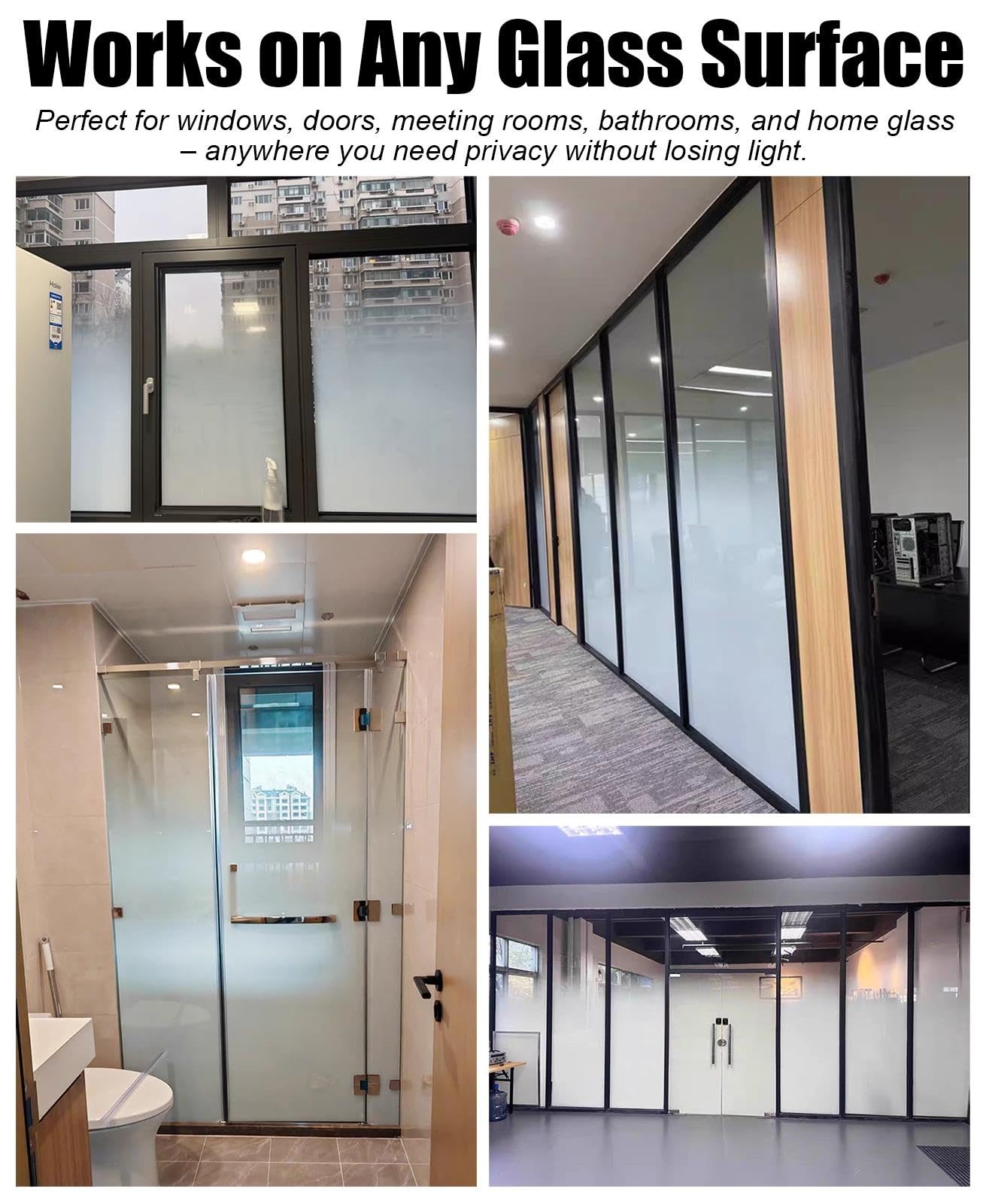 Vinilo Ventana Privacidad Lámina Estrecha para Ventanas, para Privacidad | Lámina de Vidrio con Degradado de Puntos Unidireccional para El Hogar, Adhesivos Esmerilados con Efecto Degradado 30-200 cm