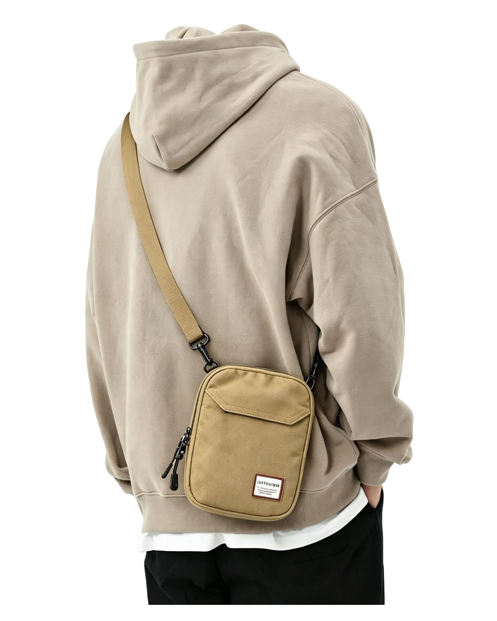 SEAFEW Mini Crossbody Bag Shoulder Bag for Men, Small Messenger Satchel Bag for Women