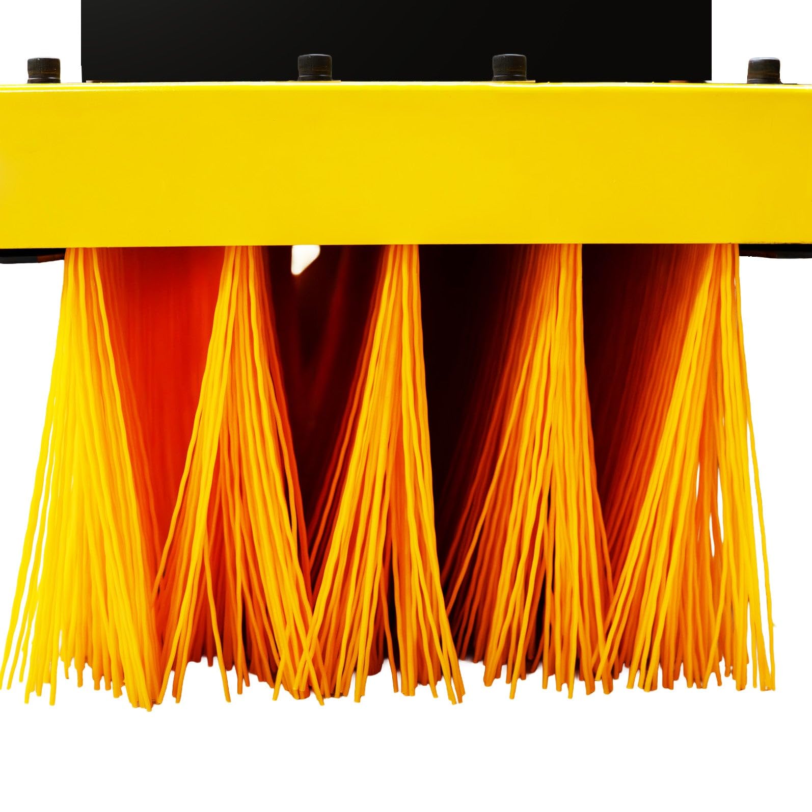 Balai Pousseur Pour Fourches de Chariot Élévateur Largeur 1300 mm Brosse Plat Ultra-Résistant Sol d'Entrepôt Usine Acier Laminé à Froid Poils Remplaçables Taille de Passage Standard