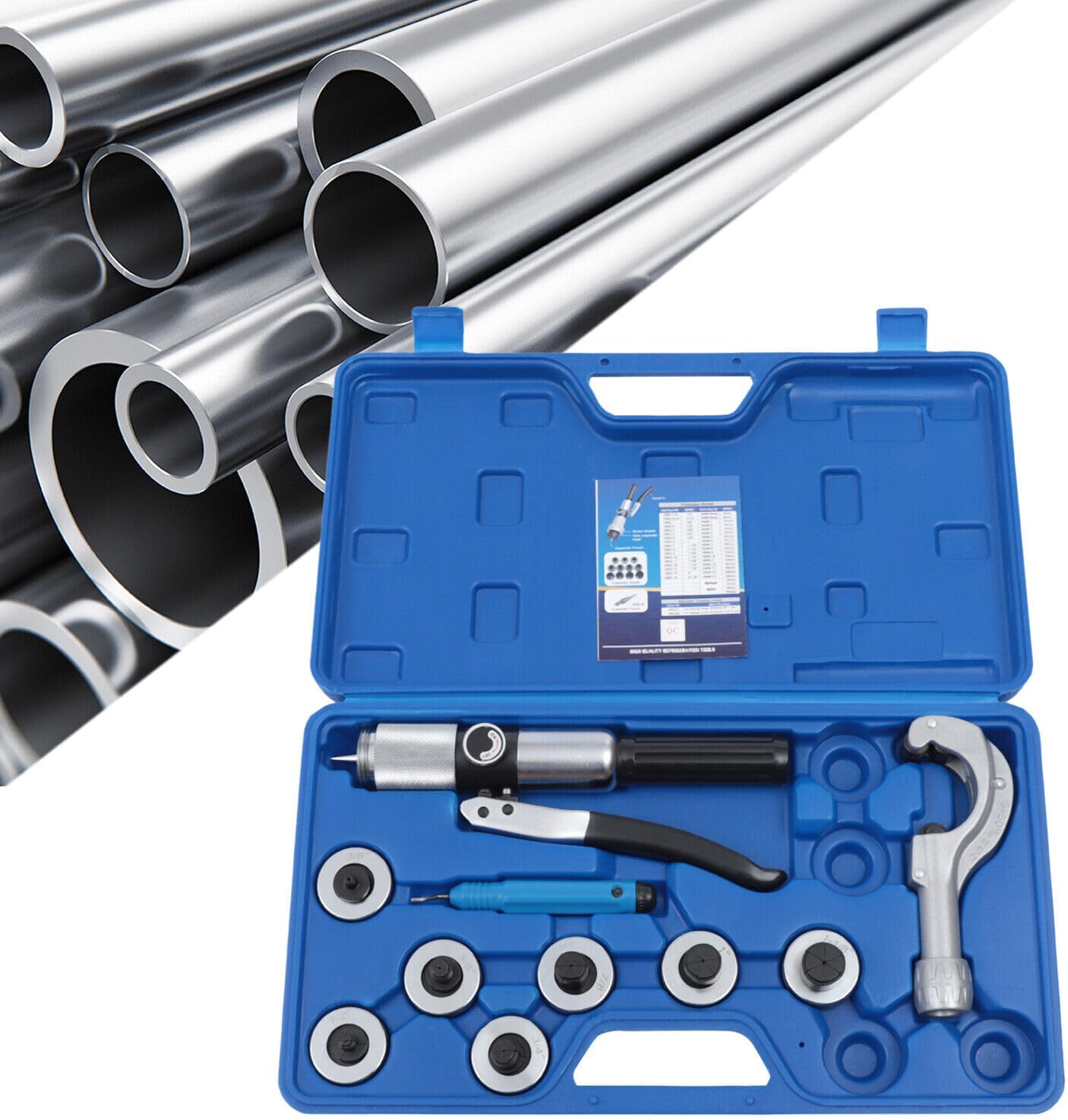 Hydraulic Tube Expander, HVAC Hydraulic Swaging Tool Kit Fit Copper Tubing Expanding Copper Tube Expander For Copper Tubing Expanding Copper Tube Expander