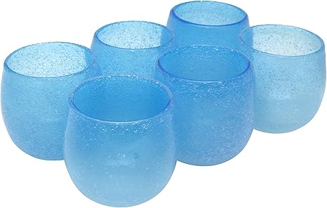 Amazon Co Jp キャッスルエンタープライズ インスタ映えする 南国 泡たる グラス 大 水6個組 ホーム キッチン