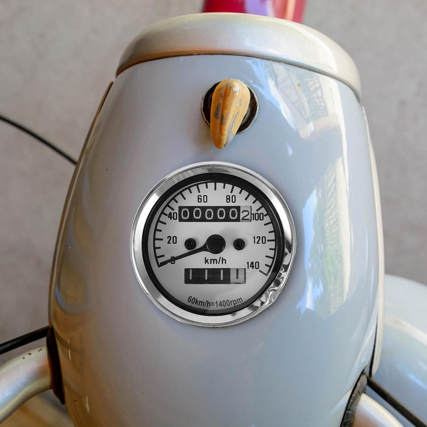 Hemobllo Motorcycle Speedometer Odometer Retro Modified Motorcycle Gauge Digital Mph for Mileage Tracking and Speed Measurement