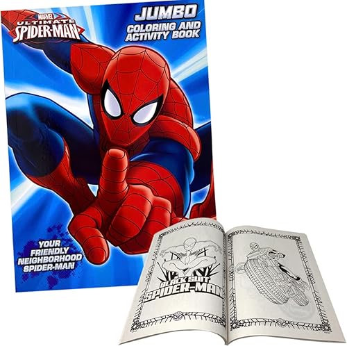 Miniatura 4 de Spiderman - Juego de libros para colorear y actividades (2 libros)