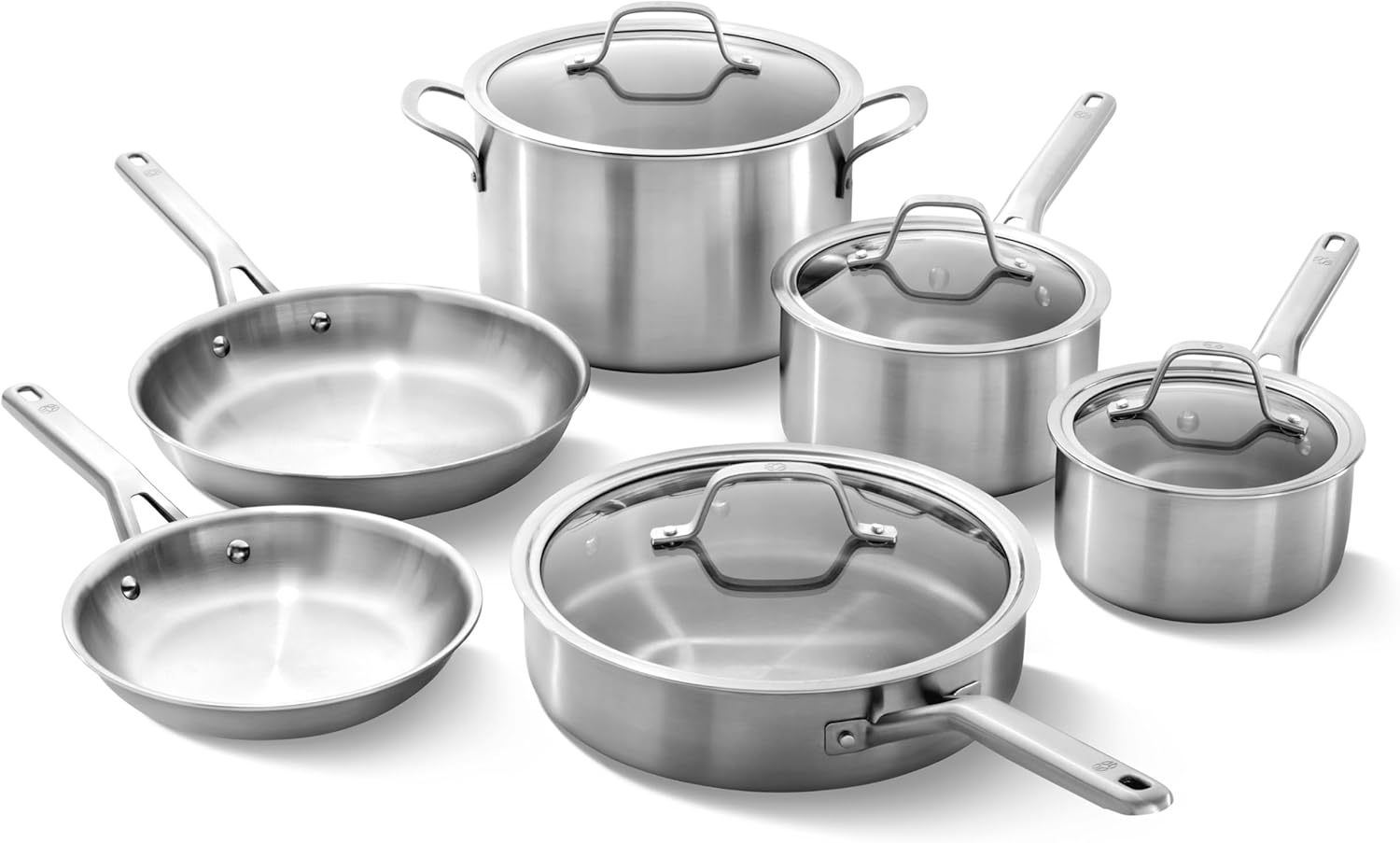 Calphalon Classic Stainless Steel 10-Piece Cookware Set - Thumbnail 2