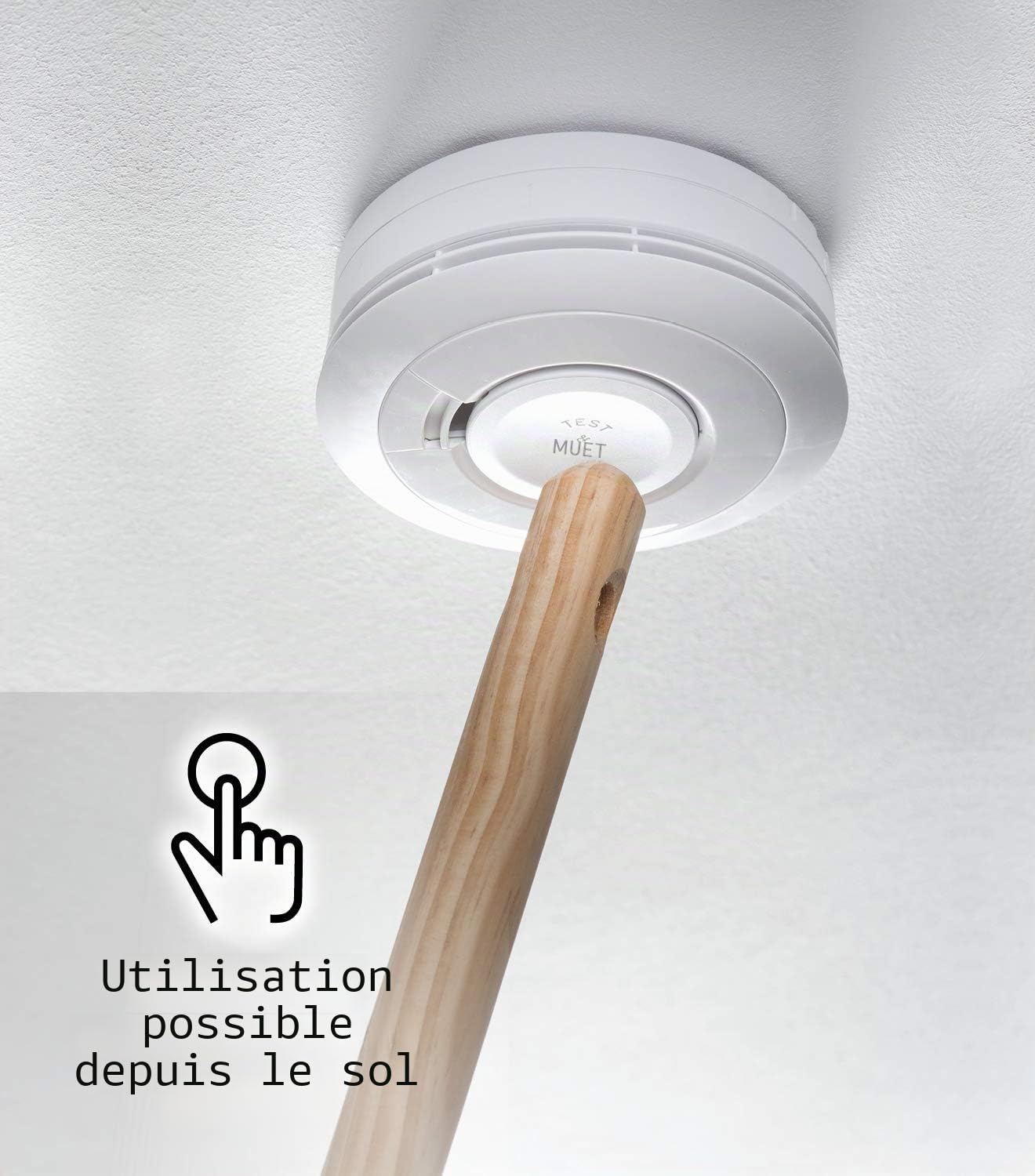 Egg Electronics, Détecteur de fumée Ei650, durée de 10 Ans, Lot de 6 virtuel, Blanc, Ei650-3G161, 3V