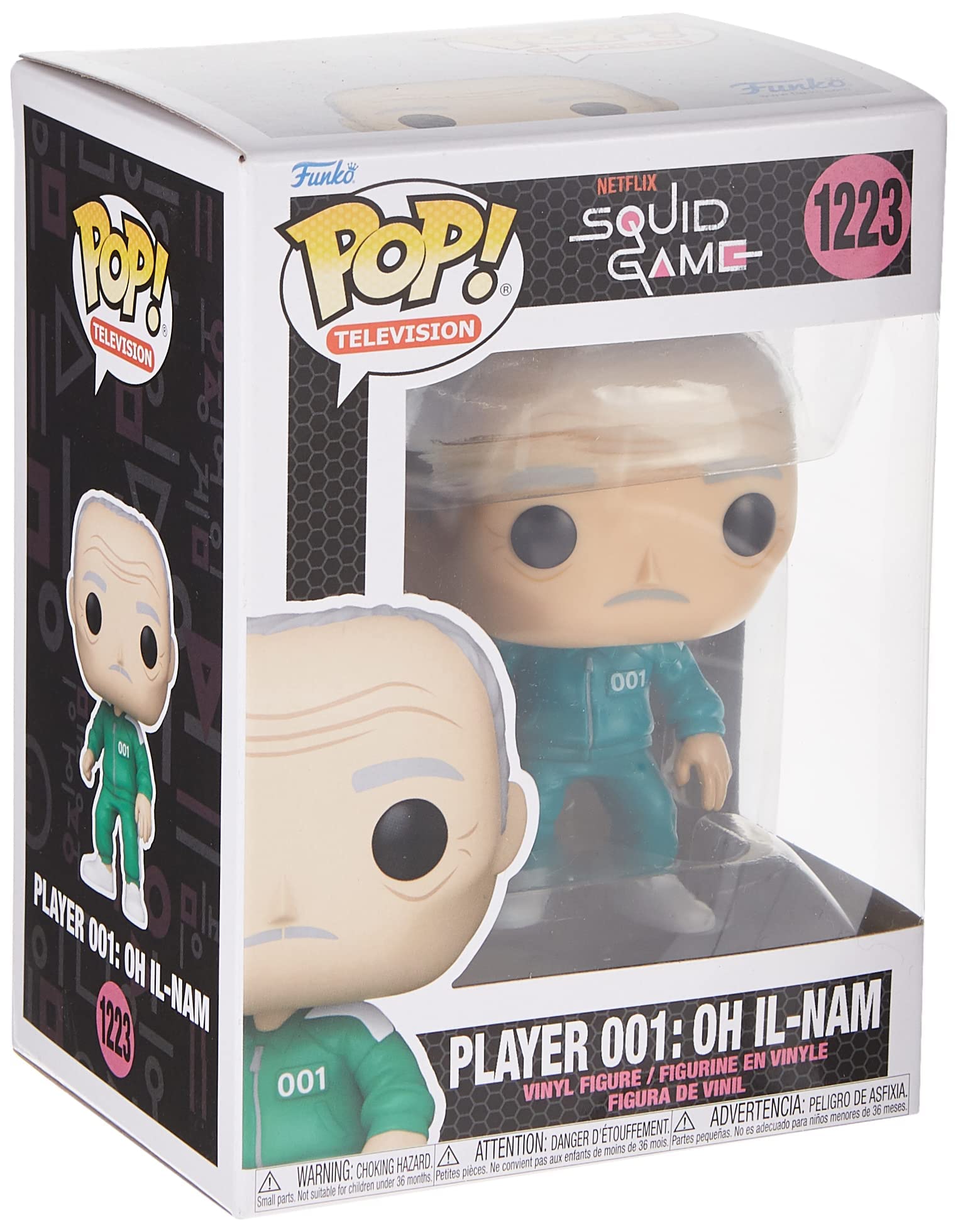 Amazon.com: POP TV: Squid Game- Player 001:Oh il-NAM Multicolor : Toys &  Games