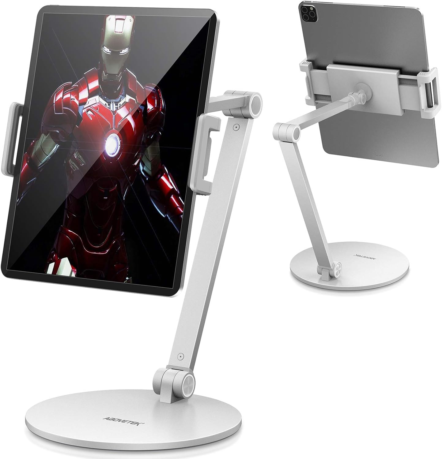 TriPro Support De Tablette Réglable Et Pliable, 11,9 Cm De Large, Super Robuste, Compatible Avec Les Tablettes 7-15,6 Pouces/iPad Pro 12,9, 10,5, 9, 7, IPad Air, IPad Mini, Moniteur Portable, Surface