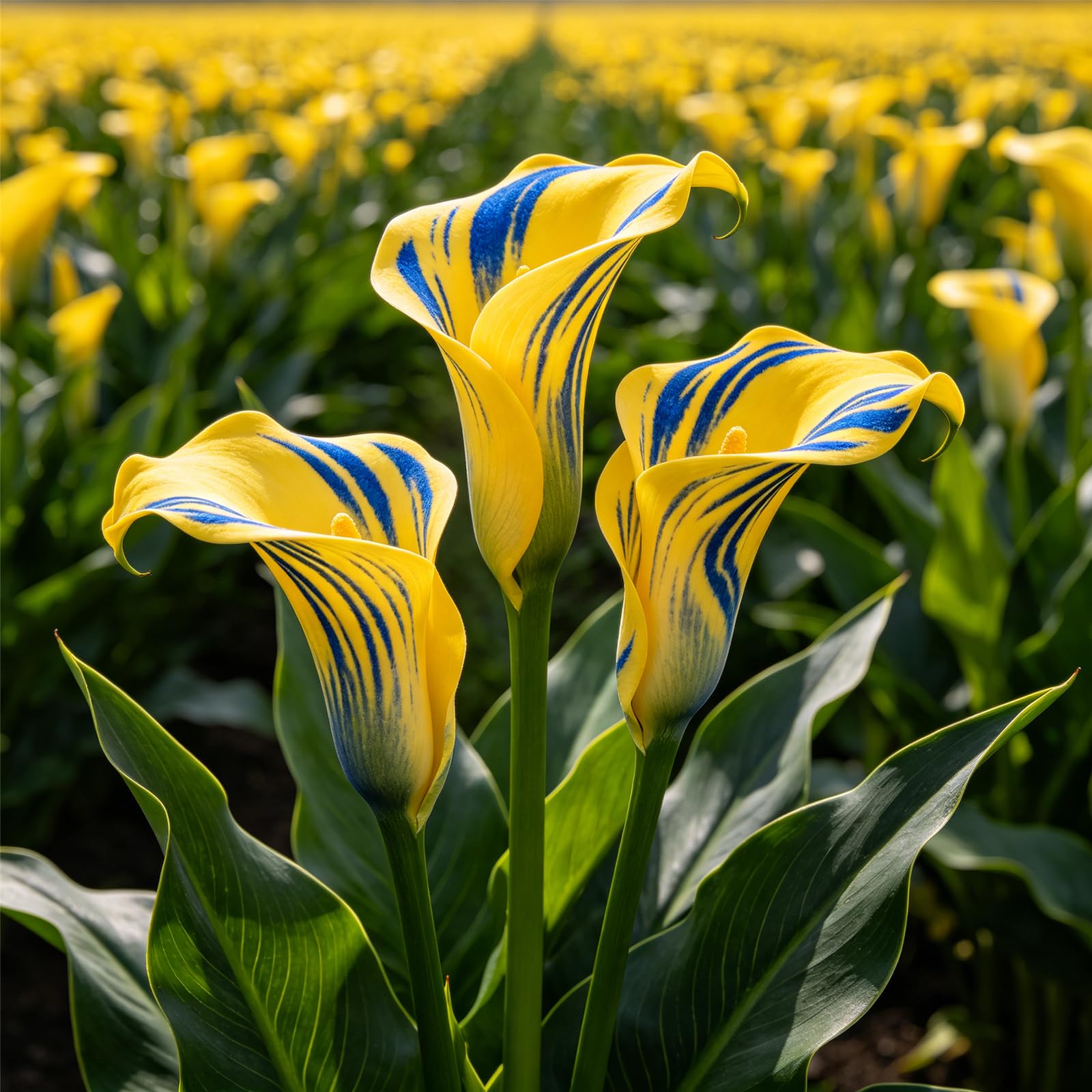 Perennial Calla Lily Bulbs for Planting-Vigorous Growth,Excellent Display,Ideal for Garden&Yard,Beginner Friendly-4bulbs-B