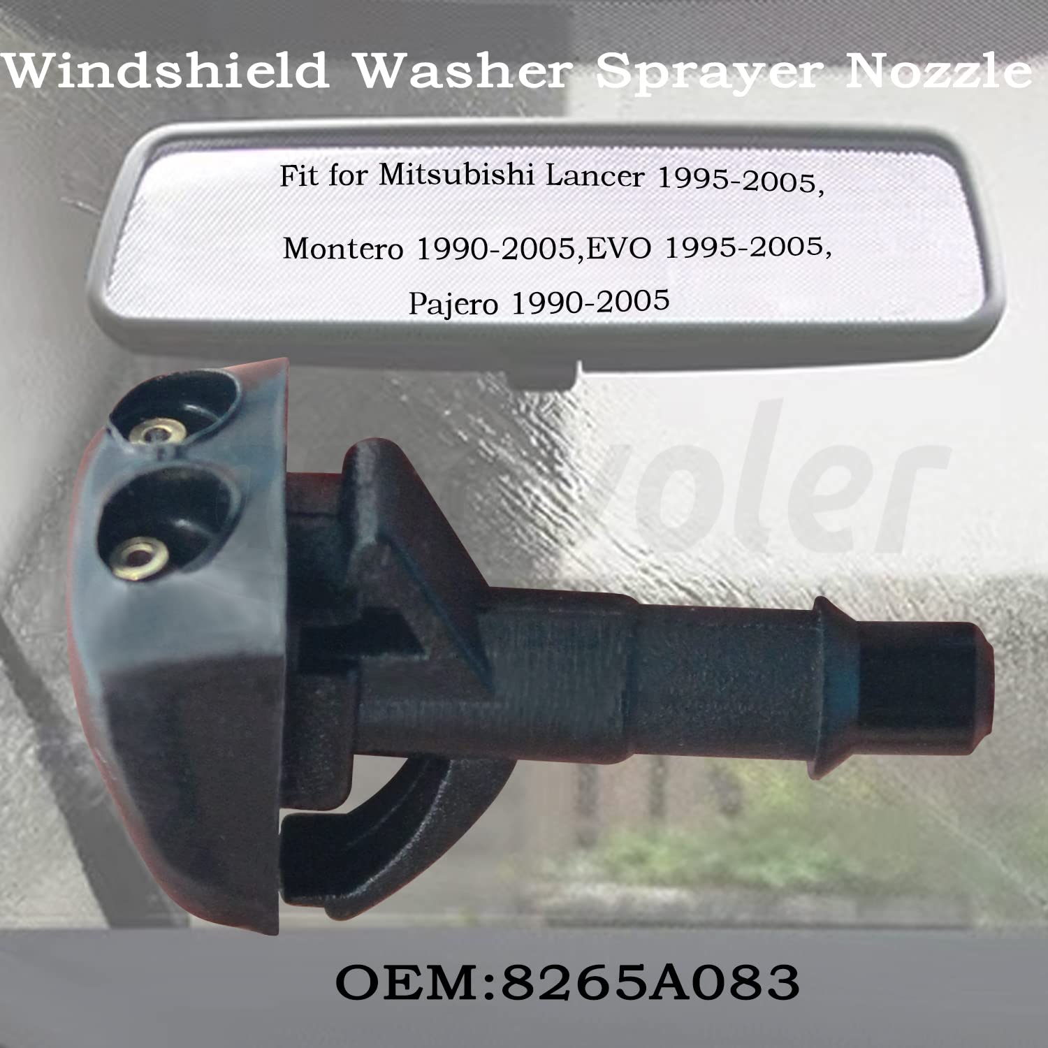 Amazon.com: Amavoler 8265A083 Windshield Washer Nozzle Aftermarket