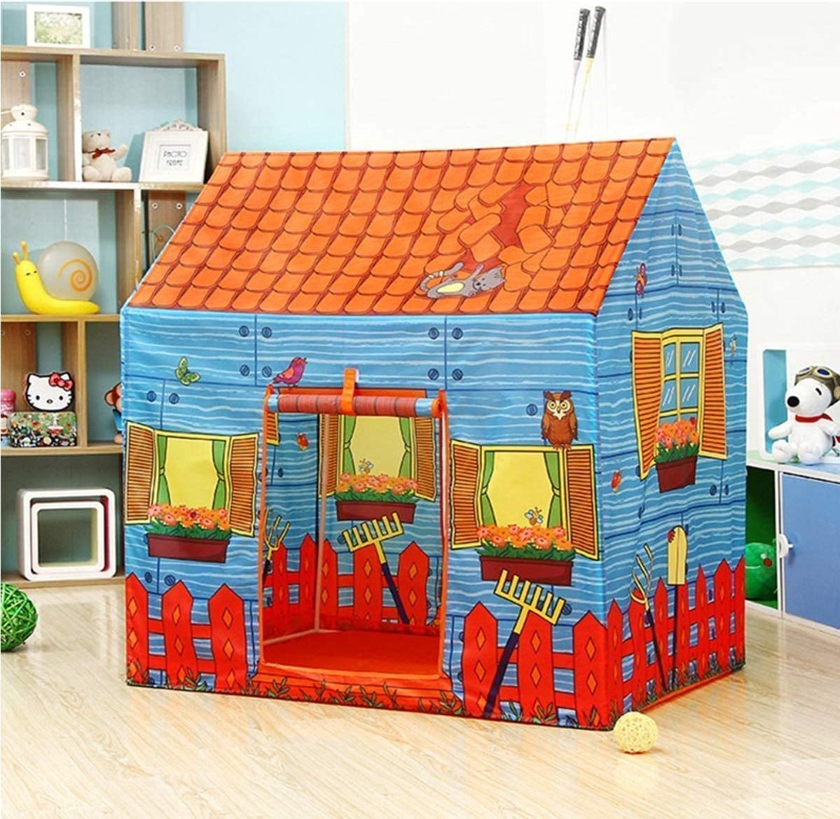 M B Creation Jumbo Size Extremely Light Weight, Water Proof Kids Play Tent House for 10 Year Old Girls and Boys (Farm House) (B097MHYKK2) Amazon Price History, Amazon Price Tracker